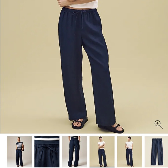 J. Crew Pants - J. Crew Navy Wide Leg Pants